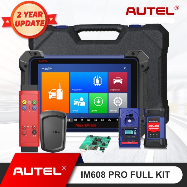 Autel MaxiIM IM608 PRO Full Version Plus IMKPA Accessories with Free G-Box2 and APB112 Support All Key Lost