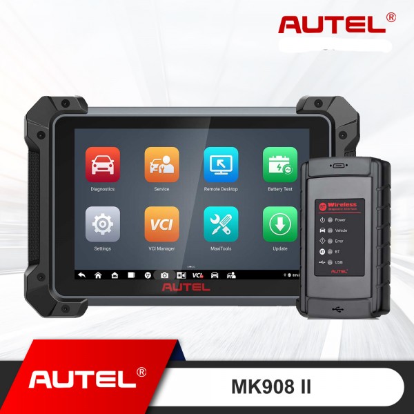 [Multi-Language] 2023 Autel MaxiCOM MK908 II Diagnostic Tablet Wi-Fi Printing Refresh Hidden Functions (Updated Version of MK908)