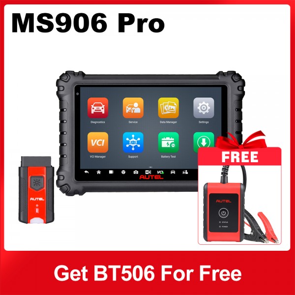 Autel Maxisys MS906 Pro Diagnostic with ECU Coding Bi-Directional Diagnostic Tool Get Free Autel BT506