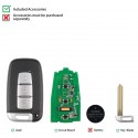 AUTEL IKEYHY003AL 3 Buttons Key for Hyundai 10pcs/lot