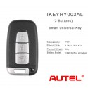 AUTEL IKEYHY003AL 3 Buttons Key for Hyundai 10pcs/lot