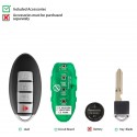 AUTEL IKEYNS004AL 4 Buttons Key for Nissan 5pcs/lot