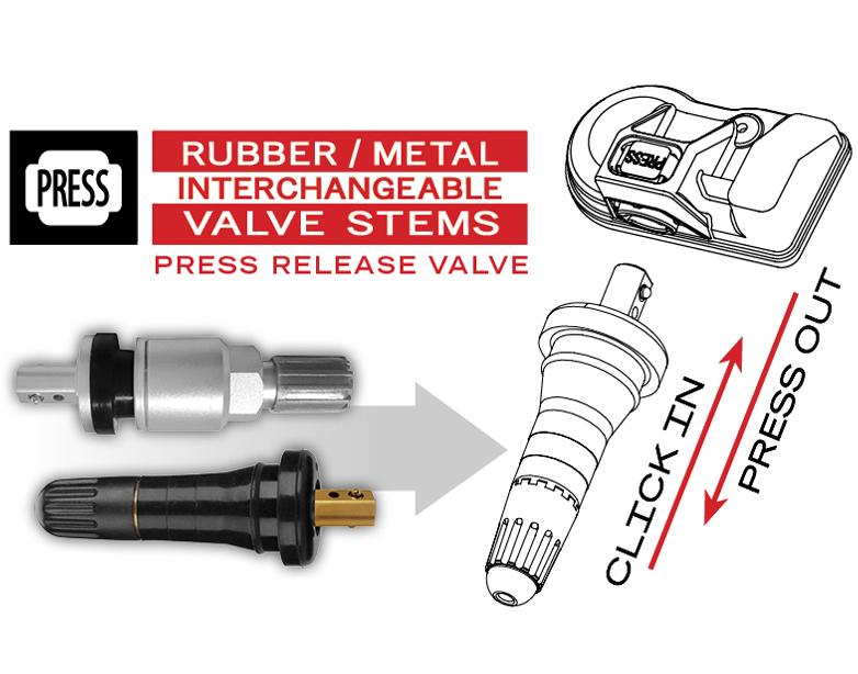 Autel MX-Sensor EXCLUSIVE PRESS RELEASE INTERCHANGEABLE VALVE STEMS