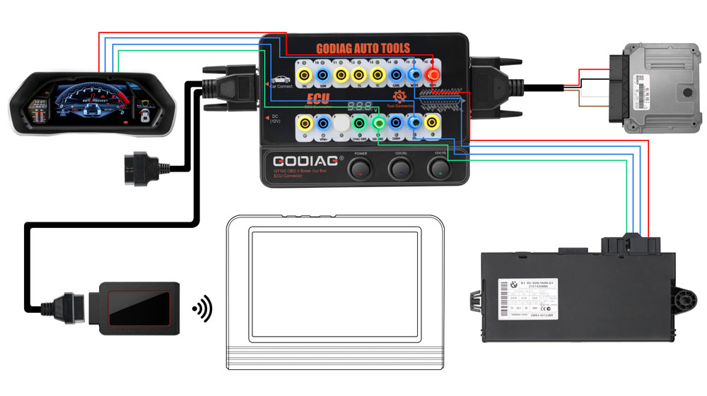 gt100 connect with dashboard